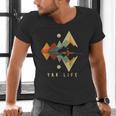Kayak Vintage Retro Mountains Canoe Kayak Kayak Kayak Men's V-Neck T-Shirt