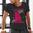A Lady Always Wear Gloves Kickboxer Fan Muay Thai Boxing Men's V-Neck T-Shirt A Lady Always Wear Gloves Kickboxer Fan Muay Thai Boxing Men's V-Neck T-Shirt