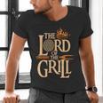 Lord Of The Grill BBQ Daddy Nerd Dad Men's V-Neck T-Shirt Lord Of The Grill BBQ Daddy Nerd Dad Men's V-Neck T-Shirt