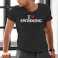 I Love Swimming Men's V-Neck T-Shirt I Love Swimming Men's V-Neck T-Shirt