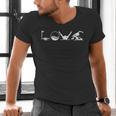 LOVE Swimming Practice Freestyle BreaststrokeShirt Men's V-Neck T-Shirt
