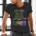 Love Many Trust Few Always Paddle Your Own Canoe Canoes Men's V-Neck T-Shirt