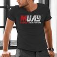 Martial Arts Muay Thai Men's V-Neck T-Shirt