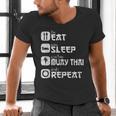 Muay Thai Boxing Thai Boxer Thai Kickboxing Men's V-Neck T-Shirt