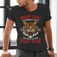Muay Thai Thai Boxing Men's V-Neck T-Shirt