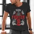 Muay Thai Fighter Is 18 Thai Boxing Muay Thai 18th Birthday Men's V-Neck T-Shirt