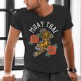 Muay Thai Fighter Hobby Martial Arts Boxing Men's V-Neck T-Shirt
