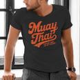 Muay Thai Fighting Muay Thai Coach Men's V-Neck T-Shirt Muay Thai Fighting Muay Thai Coach Men's V-Neck T-Shirt
