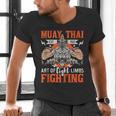 Muay Thai Fighting MMA Thai Boxing Mixed Martial Arts Men's V-Neck T-Shirt Muay Thai Fighting MMA Thai Boxing Mixed Martial Arts Men's V-Neck T-Shirt