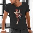 Muay Thai Girl Anime Japan Thaiboxer Kickboxing Muay Thai Men's V-Neck T-Shirt Muay Thai Girl Anime Japan Thaiboxer Kickboxing Muay Thai Men's V-Neck T-Shirt