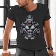 Muay Thai Gorilla Thai Boxing And Fighting Men's V-Neck T-Shirt