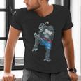 Muay Thai Gorilla Thai Boxing Men's V-Neck T-Shirt Muay Thai Gorilla Thai Boxing Men's V-Neck T-Shirt