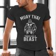 Muay Thai Gorilla Kickboxing And Gorilla Thai Boxing Men's V-Neck T-Shirt Muay Thai Gorilla Kickboxing And Gorilla Thai Boxing Men's V-Neck T-Shirt