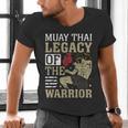 Muay Thai Legacy Of The Warrior Muay Thai Men's V-Neck T-Shirt Muay Thai Legacy Of The Warrior Muay Thai Men's V-Neck T-Shirt