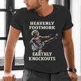 Muay Thai Lord Jesus Kickboxing Christian Men's V-Neck T-Shirt