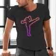 Muay Thai Martial Arts Kickboxer Women Girls Kickboxing Men's V-Neck T-Shirt