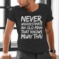 Muay Thai For Men Boys Dad Mixed Martial Arts Men's V-Neck T-Shirt Muay Thai For Men Boys Dad Mixed Martial Arts Men's V-Neck T-Shirt