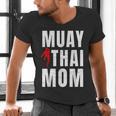 Muay Thai Mom Martial Artis Combat Sports Mother's Day Men's V-Neck T-Shirt Muay Thai Mom Martial Artis Combat Sports Mother's Day Men's V-Neck T-Shirt