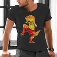 Muay Thai T-Rex Thai Boxing Men's V-Neck T-Shirt Muay Thai T-Rex Thai Boxing Men's V-Neck T-Shirt