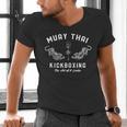 Muay Thai Twin Tigers MMA Warrior Fight Shirt Men's V-Neck T-Shirt Muay Thai Twin Tigers MMA Warrior Fight Shirt Men's V-Neck T-Shirt