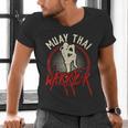 Muay Thai Warrior Fighter Boxing Martial Arts Hobby Men's V-Neck T-Shirt Muay Thai Warrior Fighter Boxing Martial Arts Hobby Men's V-Neck T-Shirt