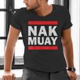 Nak Muay Thai Kickboxing MMA Men's V-Neck T-Shirt