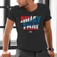 Official ONE Muay Thai Flag Men's V-Neck T-Shirt