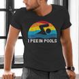 I Pee In Pools Swimmer Swimming Coach Player Graphic Men's V-Neck T-Shirt