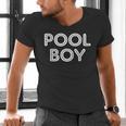 Pool Boy Saying Swim Cool Swimmer Swimming Pool Men's V-Neck T-Shirt Pool Boy Saying Swim Cool Swimmer Swimming Pool Men's V-Neck T-Shirt