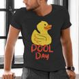 Pool Swimming Day Men's V-Neck T-Shirt Pool Swimming Day Men's V-Neck T-Shirt