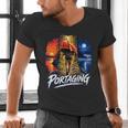 Portaging Canoe Wilderness Adventure Scenic Graphic Men's V-Neck T-Shirt