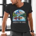 Queen Of The Canoe Canoeing Men's V-Neck T-Shirt