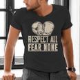 Respect All Fear None Muay Thai Men's V-Neck T-Shirt
