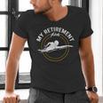 My Retirement Plan Swim Athlete Swimming Grandpa Swimmer Men's V-Neck T-Shirt