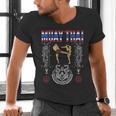 Sawadee Thai Traditional Sak Yant Thai Twin Tiger Muay Thai Men's V-Neck T-Shirt
