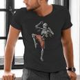Skeleton Muay Thai Boxing Karate Kickboxing Martial Arts Men's V-Neck T-Shirt Skeleton Muay Thai Boxing Karate Kickboxing Martial Arts Men's V-Neck T-Shirt