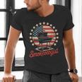 Smokeologist Grilling BBQ Dad Men's V-Neck T-Shirt Smokeologist Grilling BBQ Dad Men's V-Neck T-Shirt