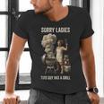 Sorry Ladies This Guy Has A Grill BBQ Dad Men Lover Men's V-Neck T-Shirt