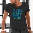 Swim Hair Dont Care Swimming AttitudeShirt Men's V-Neck T-Shirt Swim Hair Dont Care Swimming AttitudeShirt Men's V-Neck T-Shirt