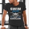 Swimmer Mother Swimming Women Swim Mom Like A Normal Mom Men's V-Neck T-Shirt Swimmer Mother Swimming Women Swim Mom Like A Normal Mom Men's V-Neck T-Shirt