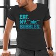 Swimming Eat My Bubbles Swimmer Swim Men's V-Neck T-Shirt