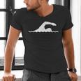 Swimming Float Men's V-Neck T-Shirt Swimming Float Men's V-Neck T-Shirt