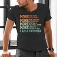 Swimming Saying Swim Swimmer Men's V-Neck T-Shirt