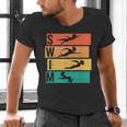 Swimming Swim Men's V-Neck T-Shirt Swimming Swim Men's V-Neck T-Shirt