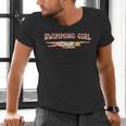 Swimming Swimming Water Sports Swimmer Men's V-Neck T-Shirt