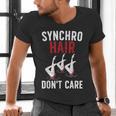 Synchronized Swimming Art For Men Women Synchronized Swim Men's V-Neck T-Shirt