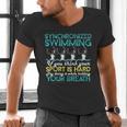 Synchronized Swimming Shirt Synchro Swimmer Artistic Men's V-Neck T-Shirt Synchronized Swimming Shirt Synchro Swimmer Artistic Men's V-Neck T-Shirt