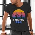 Synchronized Swimming Synchro Dad Men's V-Neck T-Shirt Synchronized Swimming Synchro Dad Men's V-Neck T-Shirt