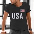 USA Flag Swim Swimming Sport Practice Equipment Men Women Men's V-Neck T-Shirt USA Flag Swim Swimming Sport Practice Equipment Men Women Men's V-Neck T-Shirt