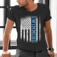 USA Flag Swimming Swim American Swimmer Men's V-Neck T-Shirt USA Flag Swimming Swim American Swimmer Men's V-Neck T-Shirt